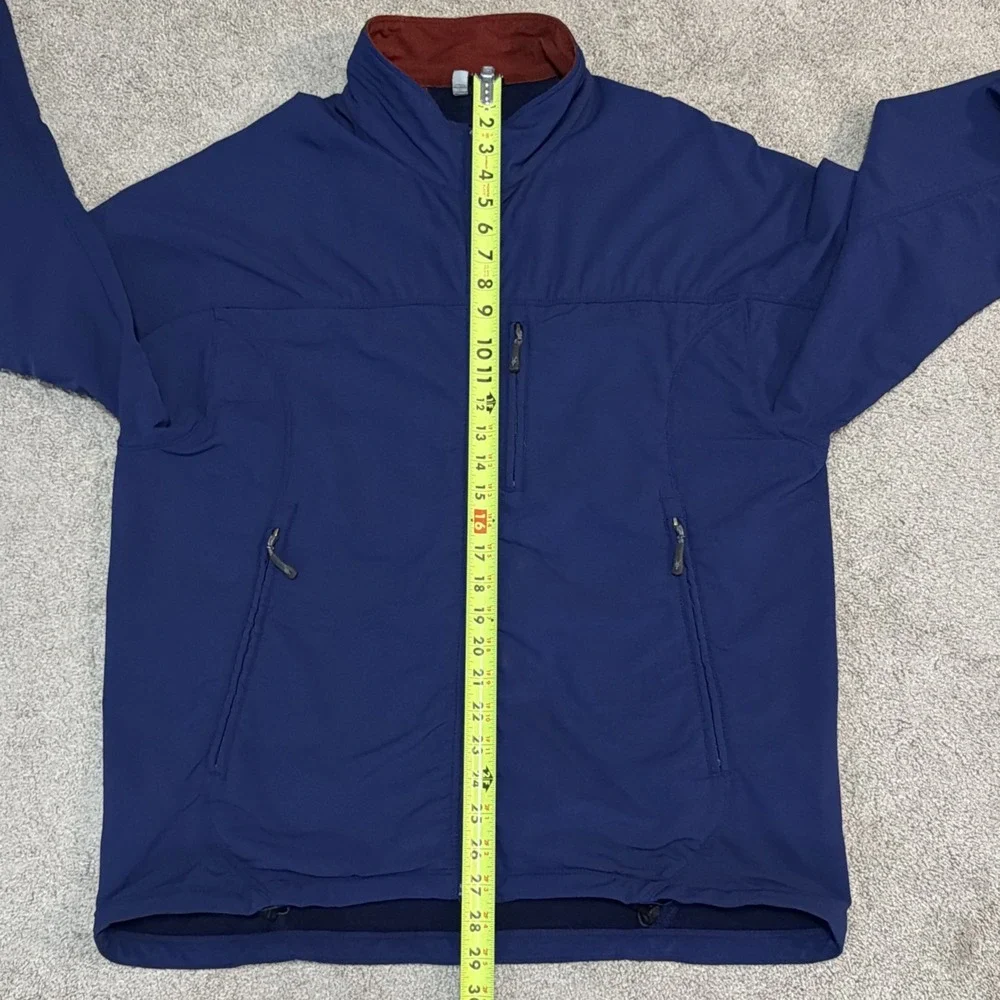 Ibex Men's Climawool Lite Softshell Jacket Mens Large Blue Wool Nylon Blend